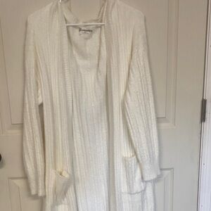 No Boundaries Cream Open Front Cardigan